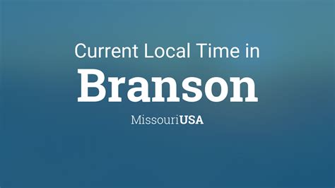 Branson mo time zone - UTC-5h. Sun, Nov 7 at 2:00 am. CDT → CST. -1 hour (DST end) UTC-6h. * All times are local Springfield time. Next time change is highlighted. Data for the years before 1970 is not available for Springfield, however, we have earlier time zone history for Chicago available.